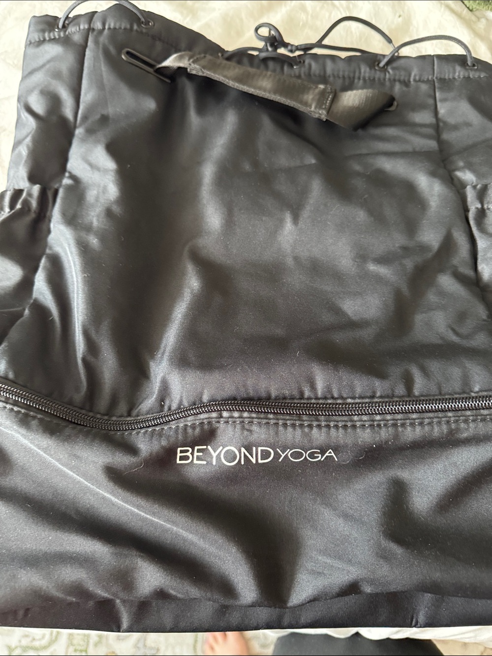 Beyond Yoga Black Kids Leggings with Drawstring Waist